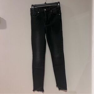 Joe’s High Rise Skinny Black Jeans Size 25